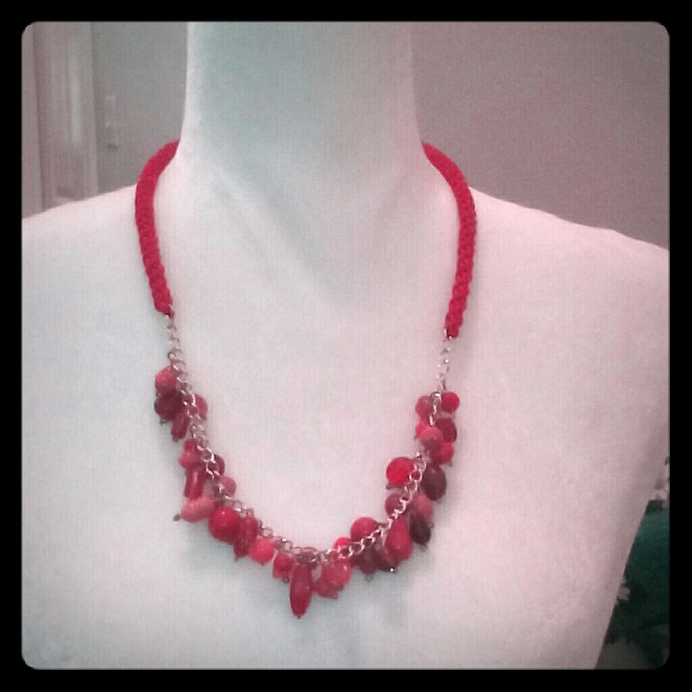 Cha Cha Style Red Necklace (NWOT)
